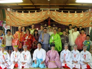 The group from Bath in Japan, Summer 2013